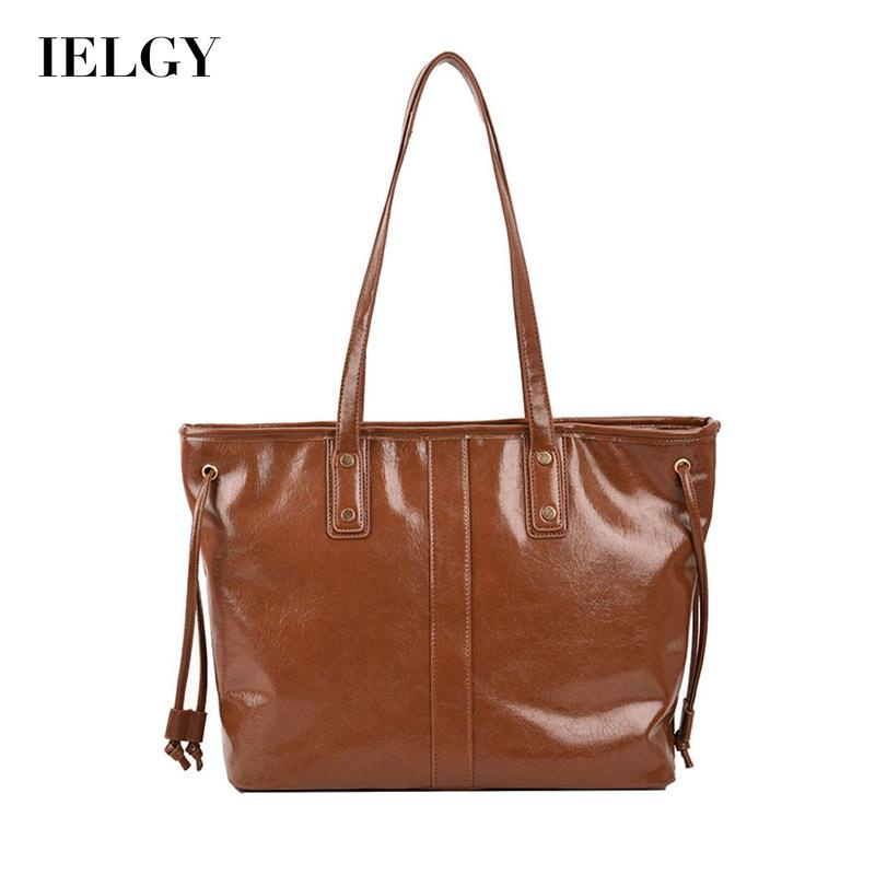 IELGY Túi Đeo Vai Cỡ Lớn Phong Cách retro Thời Trang Cho Nữ