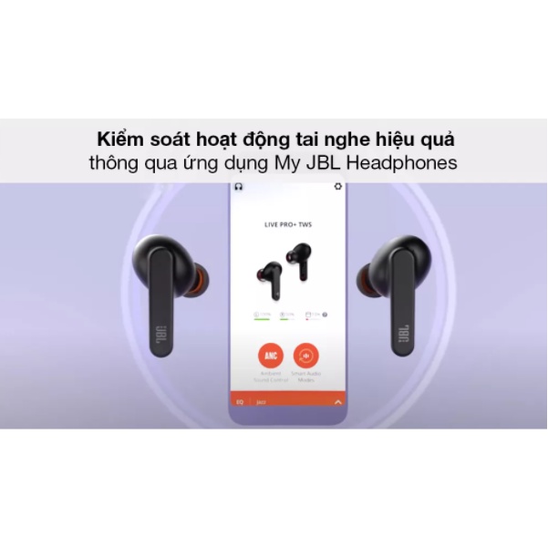 Tai Nghe Bluetooth Không Dây JBL Live+ TWS Tai Nghe Nhét Tai Bản Quốc Tế Đỉnh Cao Chống Ồn Cho Tất Cả Dòng Máy