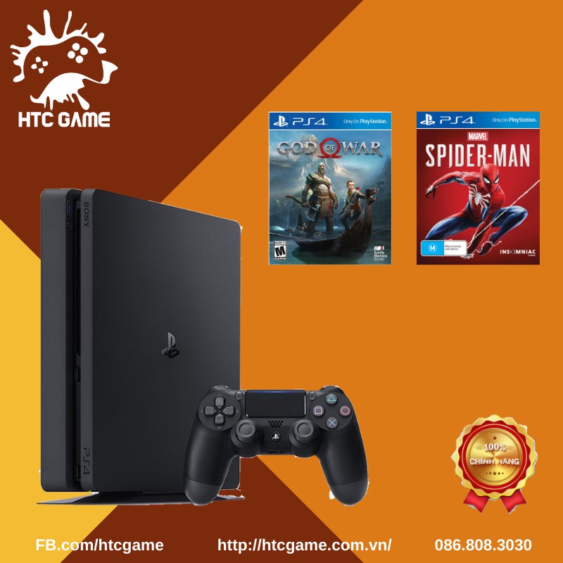 [Mã ELMS05 giảm 5% đơn 300K] Bộ Máy Ps4 Slim 1tb Model 2218B Chính hãng - Kèm Pack game tùy chọn