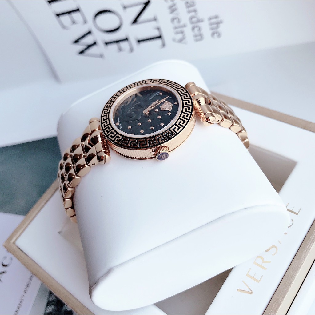 Đồng hồ nữ chính hãng Versace Vanitas micro - Máy Quartz pin Thụy Sĩ - Mặt kính Sapphire
