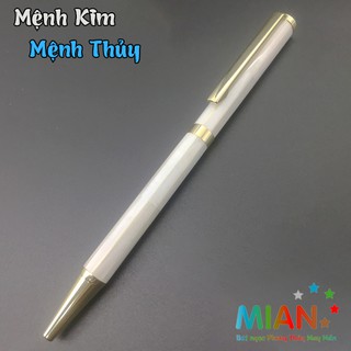 [RẺ VÔ ĐỊCH] Bút khảm trai ngọc Cao cấp trắng - Bút ký cao cấp