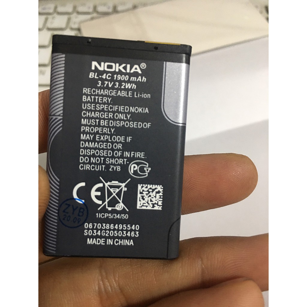 Pin BL-4C cho Nokia cùi bắp,điện thoại bán phím - Hàng xịn, 2 IC Chống Phù