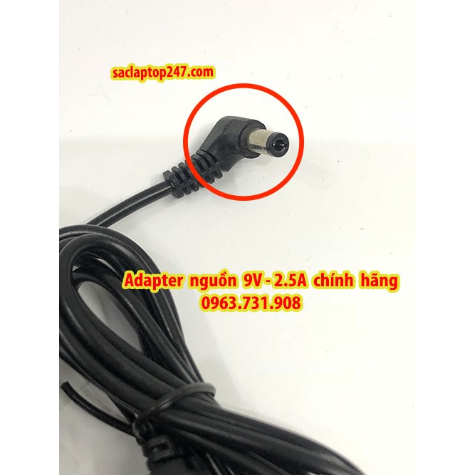 Adapter nguồn 9v 2.5a chính hãng