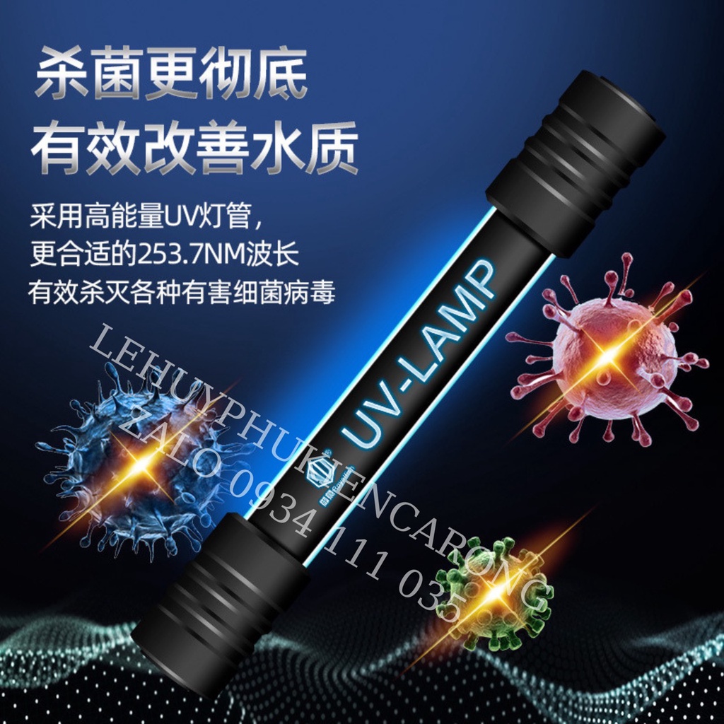 UV 3D ROYAL - Hẹn Giờ 3 6 12 24H - Công Nghệ Mới - Diệt Khuẩn - Diệt Tảo - Hạn Chế Rêu Hại