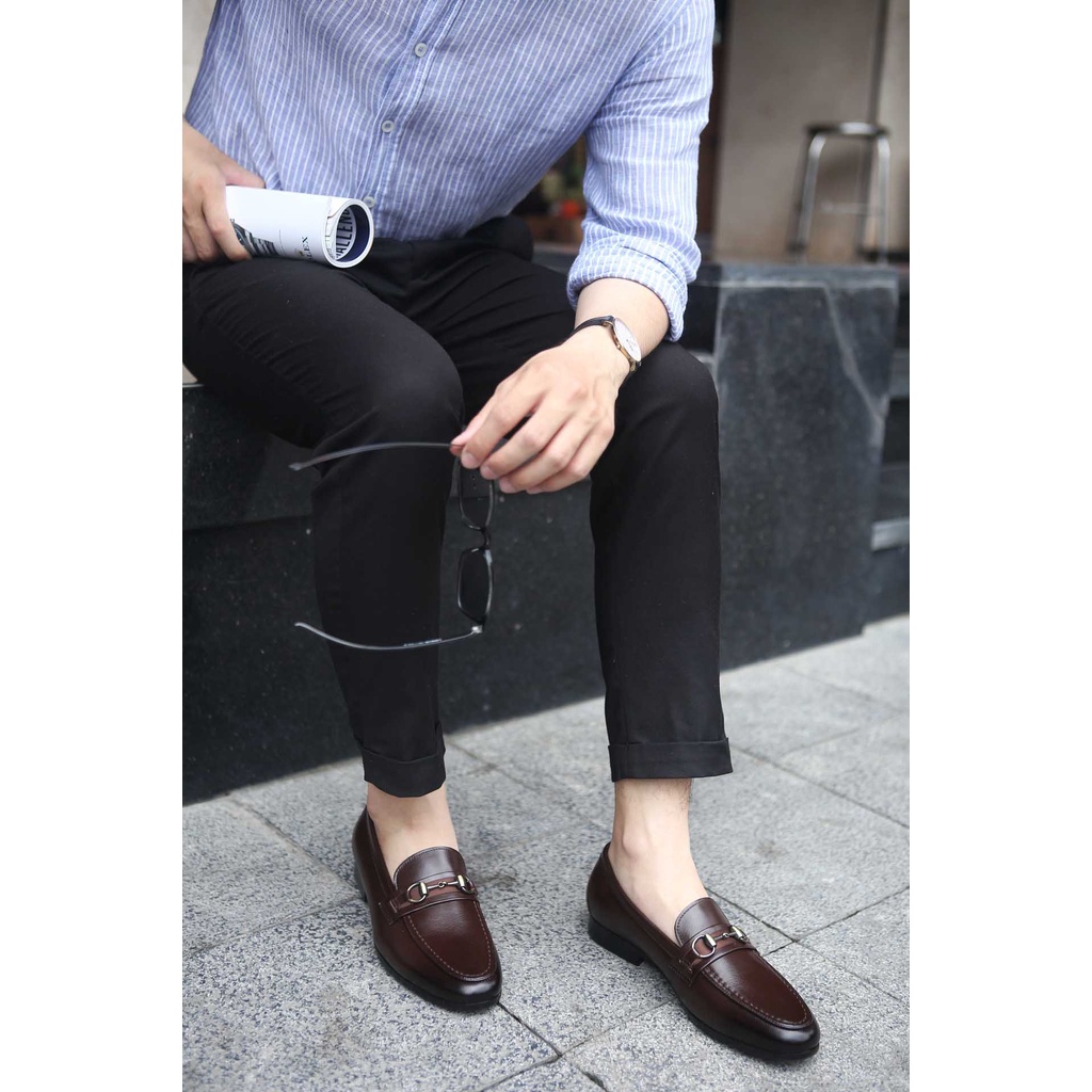 Giày lười Loafer nam đai dù da bò nguyên tấm cao cấp Toroshoes Series M661 ( nhiều màu, nhiều lựa chọn, siêu đẹp)