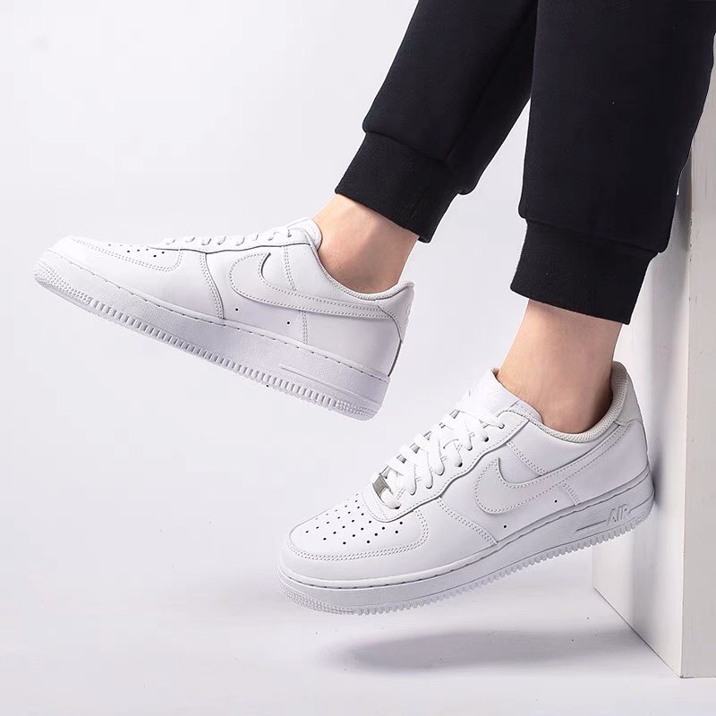 Giày Nike Air Force 1 AF1 Trắng - Giày Sneaker Nam Nữ Thể Thao Cổ Thấp Cao Cấp Full box + Bill | BigBuy360 - bigbuy360.vn
