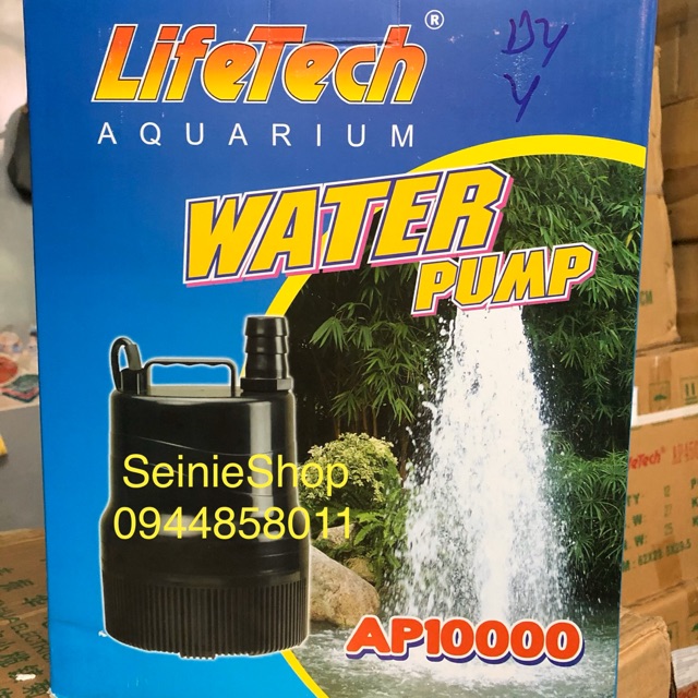 MÁY BƠM LỌC NƯỚC HỒ CÁ CAO CẤP LIFETECH - AP 10000 - CÔNG SUẤT 350W - MÁY BƠM CHÌM  BỂ  CÁ