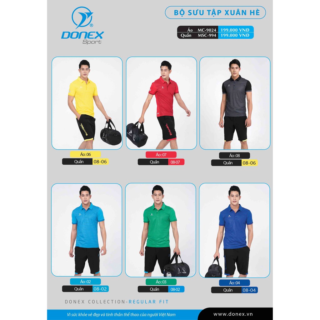Áo thể thao nam MC-9024 DONEXPRO