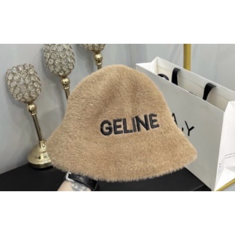 MŨ LÔNG CỪU, NÓN BUCKET LÔNG CỪU SIÊU MỀM MỊN Logo Ch, Ge CHUẨN HÀNG QC