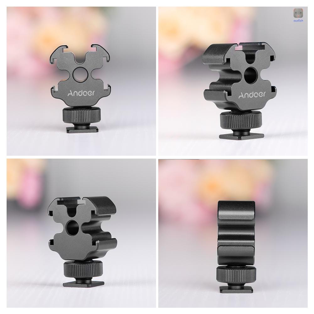 ANDOER Ngàm gắn mở rộng bằng hợp kim nhôm cho giá đỡ ba chân DSLR ILDC