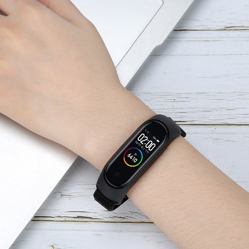 Dây Đeo Thay Thế Chất Liệu Nylon Cho xiaomi Mi band 6 7 6 5 4 3