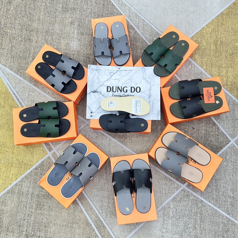 Dép thời trang Quai Ngang Chữ H cực chất,da sịn 100% full box