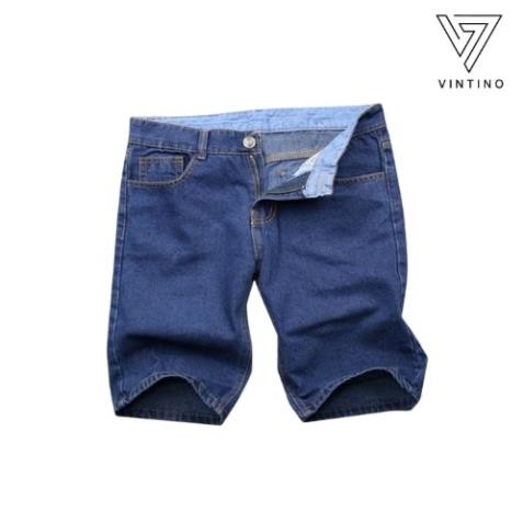 Quần short jean nam, Quần sọt nam ⚡3 màu cơ bản⚡ quần bò lửng ống suông, form rộng rãi, thoải mái vận động Đẹp