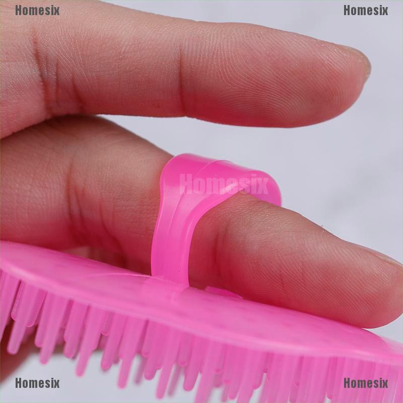 [zHMSI] Scalp massage hair brush comb shampoo massager shower body wash care therapy TYU