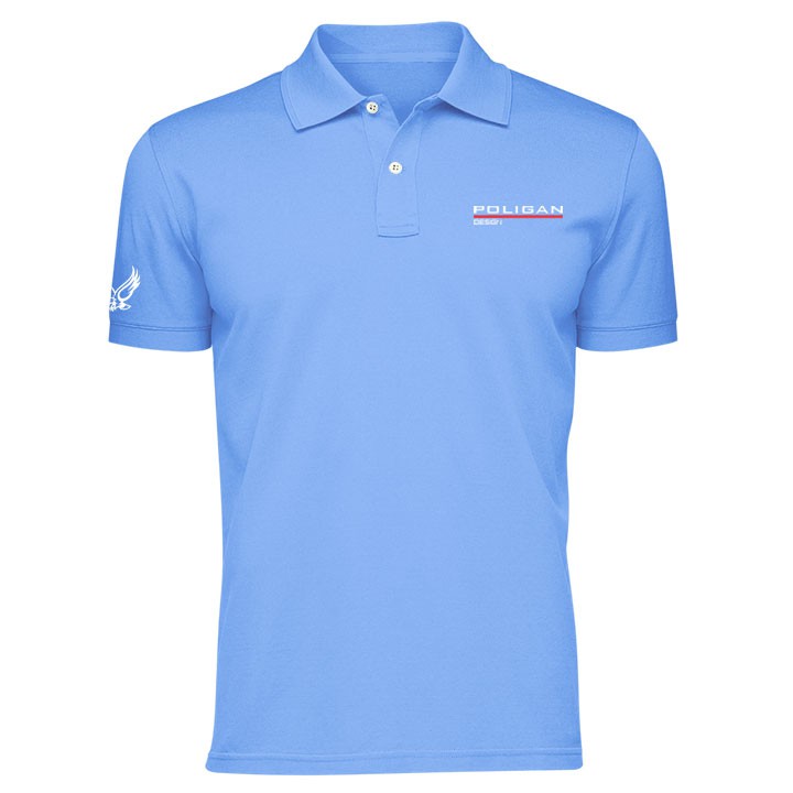 Áo polo nam Depstyle Poligan PT104, chất liệu thun poly 4 chiều thoáng mát, thấm hút mồ hôi