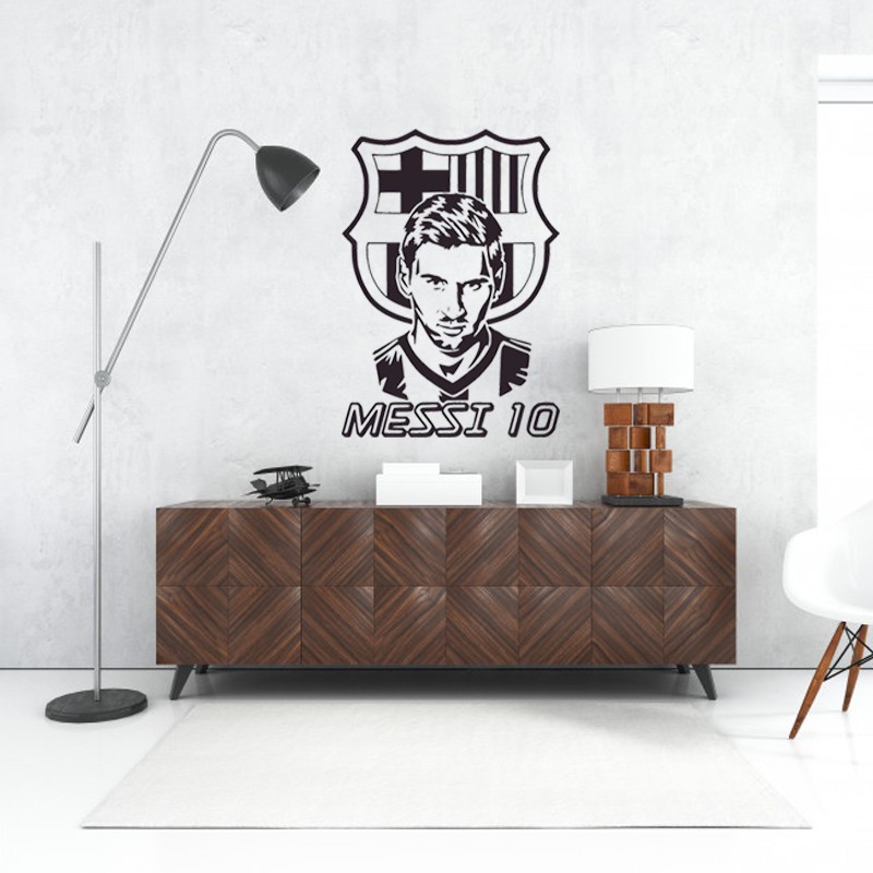 Decal Dán Trang Trí Phòng | Tranh Dán Tường Chủ Đề Messi