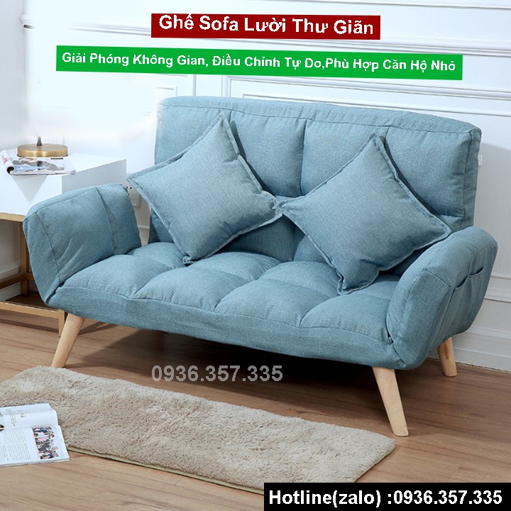 Ghế Sofa Lười Đa Năng - Đa Tiện Ích Có Thể Gấp Gọn Thành Giường Ngủ -Bảo Hành 2 Năm