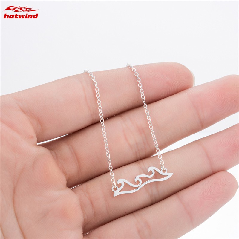 Dây Chuyền Mặt Hình Sóng Thời Trang Cho Nữ