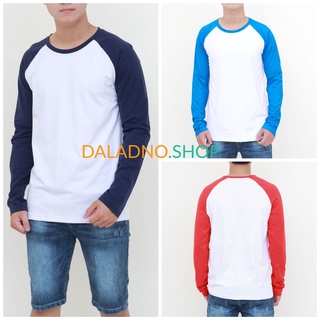 W_2 I Áo thun Raglan slim dài tay COTTON 100% đủ size 26 màu - Daladno