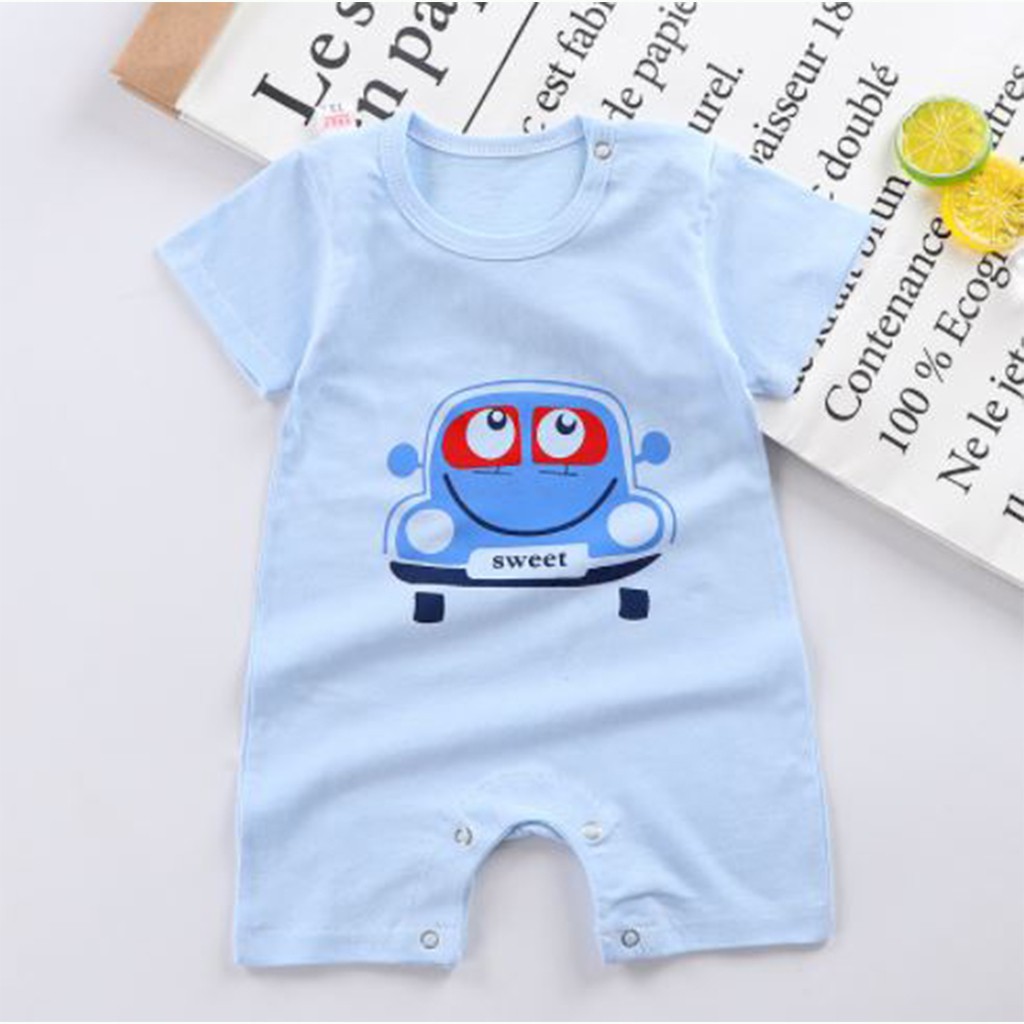 Body đùi cho bé trai gái sơ sinh cộc tay bodysuit cho bé hàng QC xuất Hàn đẹp in hình ngộ nghĩnh từ 4-14kg - BDC05