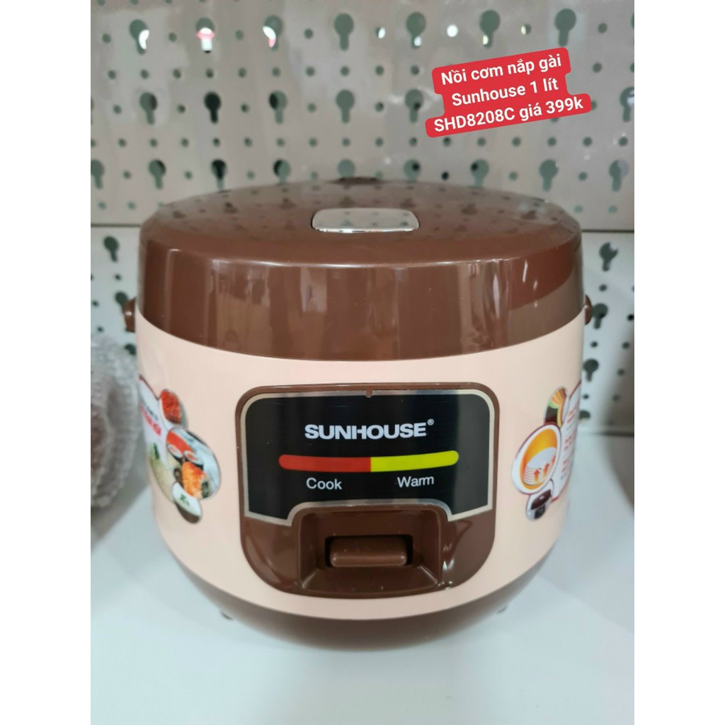 Nồi cơm nắp gài Sunhouse 1 lít SHD8208C