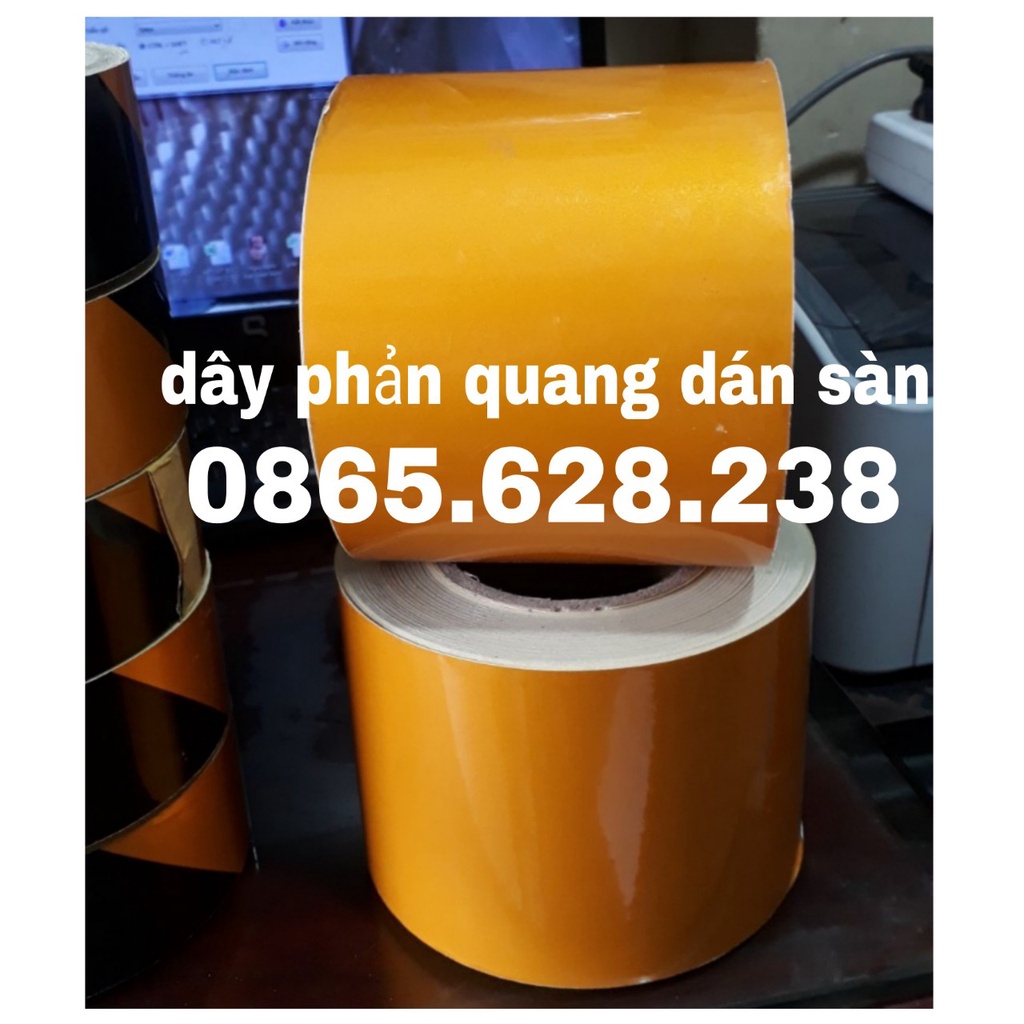Băng dính phản quang dán sàn|mua đề can phản quang tại hà nội