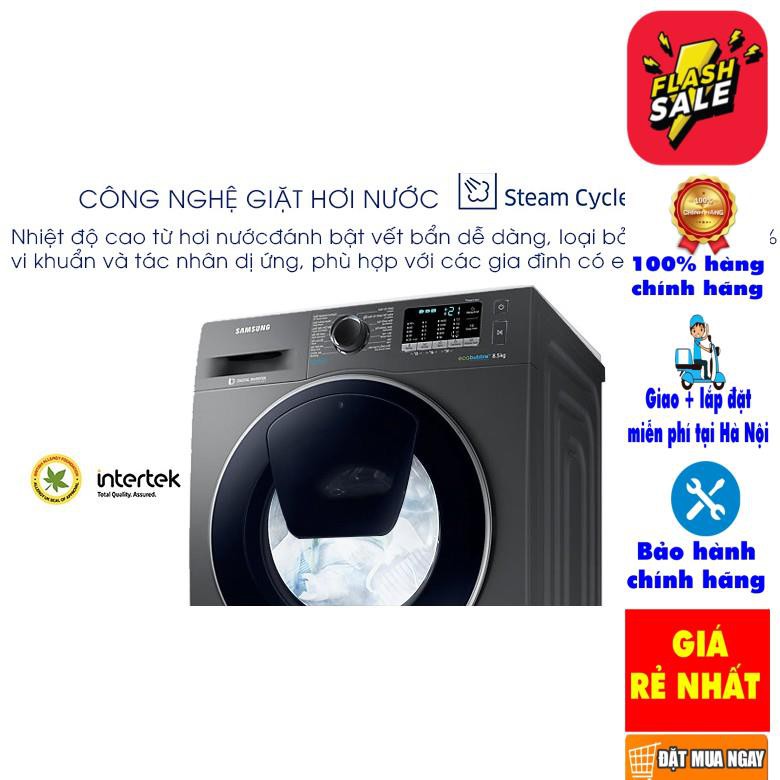 Máy giặt Samsung AddWash Inverter 8.5 kg WW85K54E0UX/SV (Miễn phí giao tại HN-ngoài tỉnh liên hệ shop)