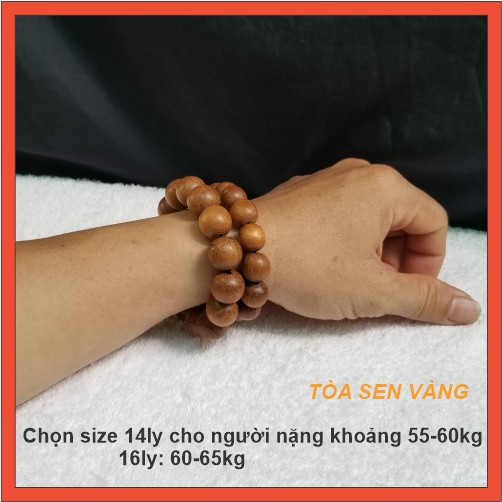 Vòng Tay Dâu Tằm Size 14-16mm