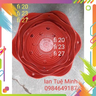 Chậu nhựa lan bèo giả đất đủ size hàng đẹp (Hàng Loại 1)