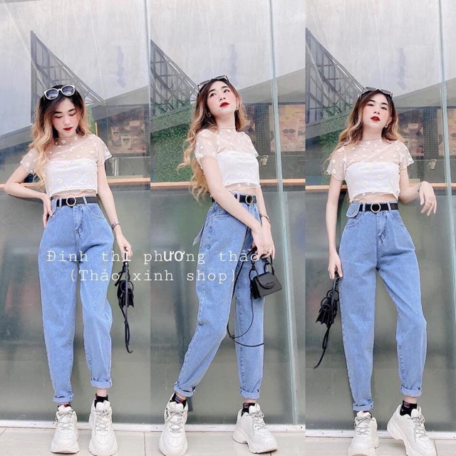 Quần baggy 1 nắp túi cạp cao