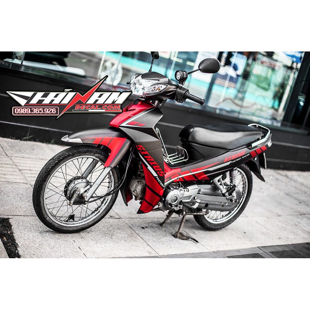 TEm Trùm Sirius Đen Đỏ Factory Racing