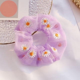 Dây cột tóc họa tiết hoa cúc