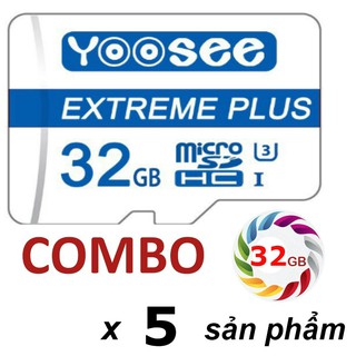 Combo 05 thẻ nhớ Micro SD 32G dùng cho camera