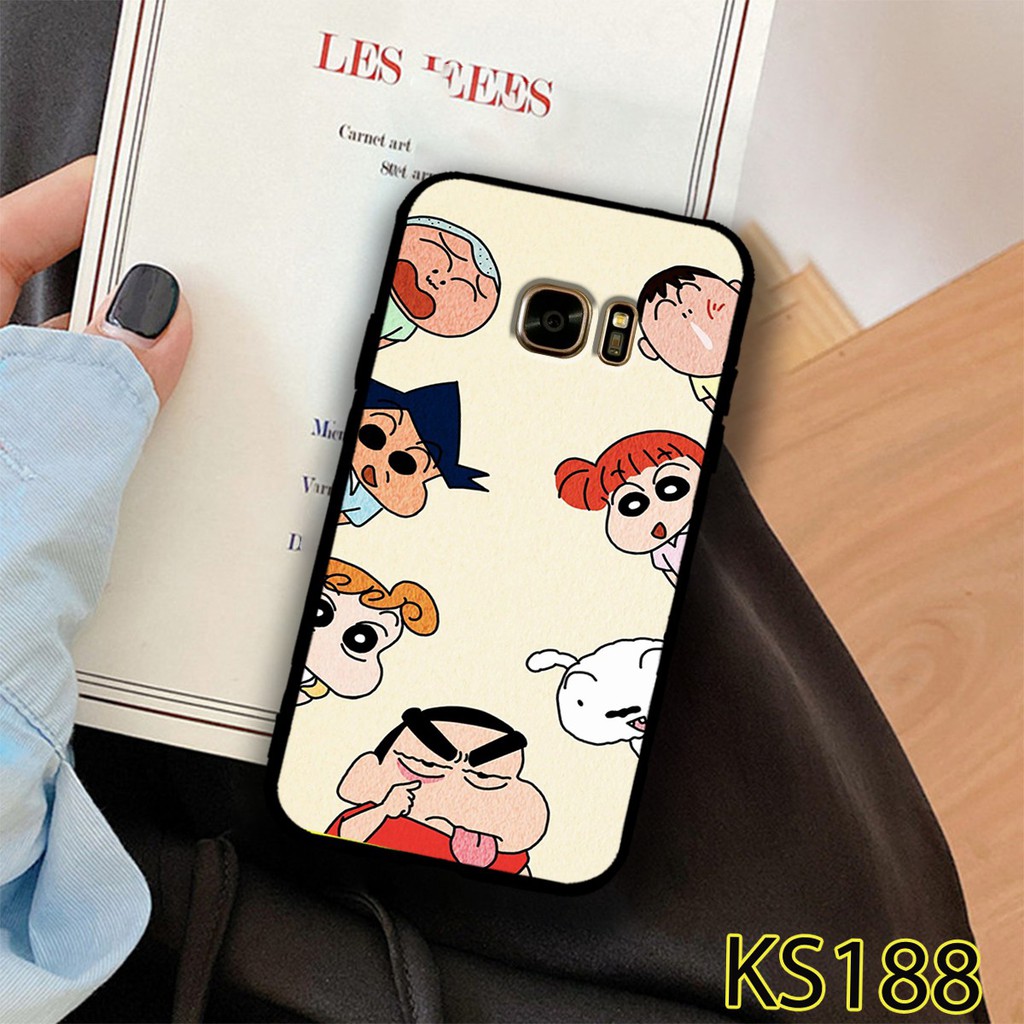 Ốp lưng Samsung S6/S6 Edge/S7/S7 Edge in hình Shin- Cậu bé bút chì siêu đẹp, độc, lạ_KINGSTORE.HN_Ốp SS S6/S6E/S7/S7E
