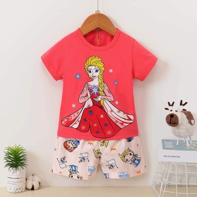 [SALE LỖ] Xuất hàn bé gái 16-25kg - Đồ bộ cho bé gái cotton Quảng Châu cao cấp