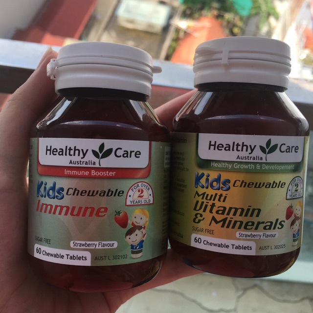 Kẹo Vitamin và tăng đề kháng Healthy Care cho trẻ 2 tuổi