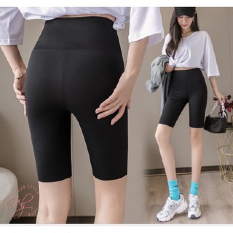 [ loại dày] Quần legging lửng ngố hàn quốc tôn da tôn dáng