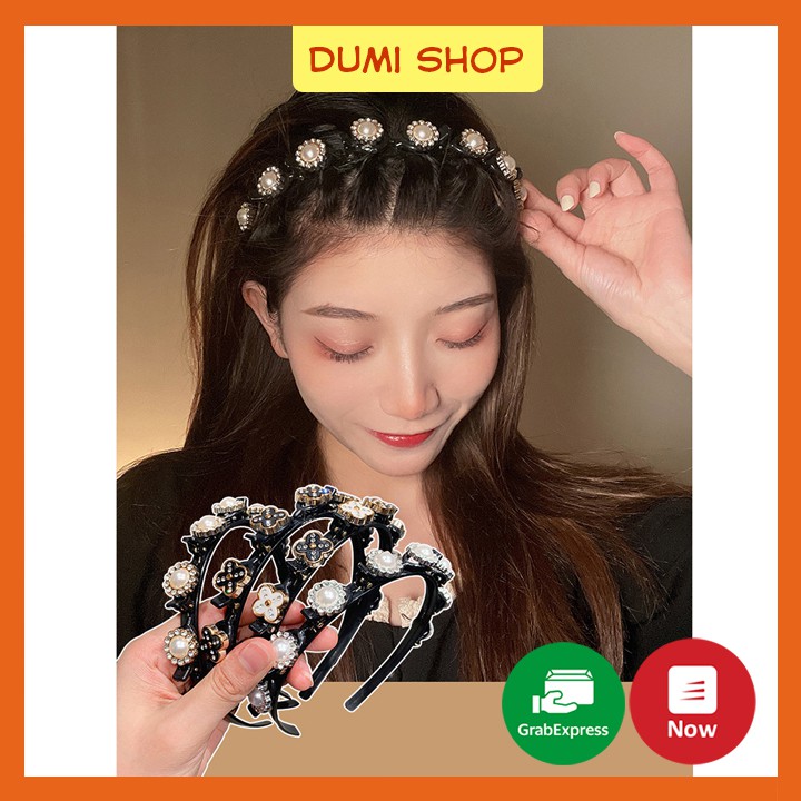 Bờm Tóc Có Kẹp Giữ Tóc Tạo Độ Phồng Siêu Xinh Cho Nữ - Dumi Shop