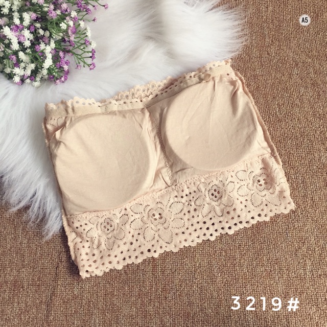 Áo Bra Cúp Ngang Áo Quây Ren Áo Lót Cúp Ngực