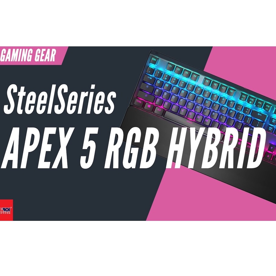 Razer SteelSeries APEX 5 RGB Hybrid bàn phím cơ cho máy tính laptop bluetooth giá rẻ không dây chơi game online gaming
