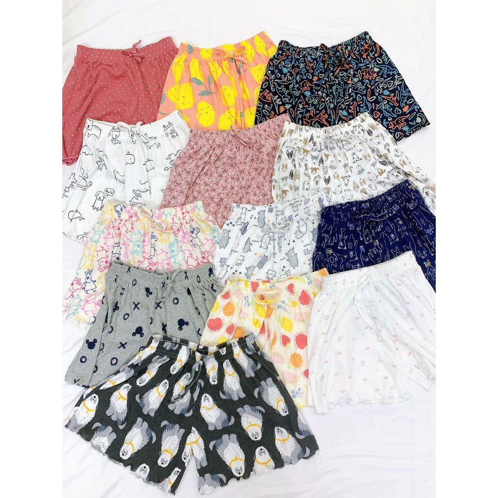 [MẶC NHÀ SIÊU THÍCH] Quần Short Nữ Mặc Nhà, Quần Đùi Nữ, Quần Ngủ Nữ Nhiều Hình Phối Áo 2 Dây Mặc Nhà cực Thoải Mái. | BigBuy360 - bigbuy360.vn