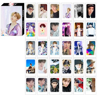 Hộp ảnh lomo card suga bts 30 tấm
