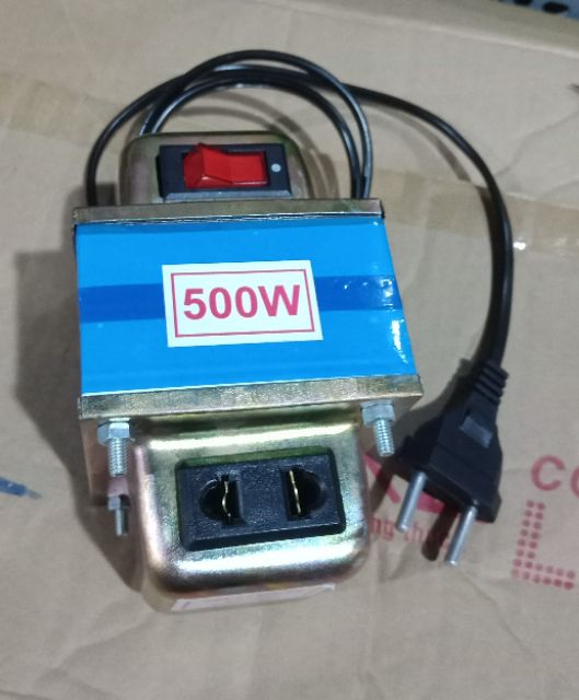 Biến áp đổi điện 220v-110v. 500W