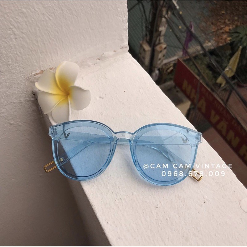 Kính râm kính mát Gm đen bạc sang chảnh đi biển đi du lịch hè