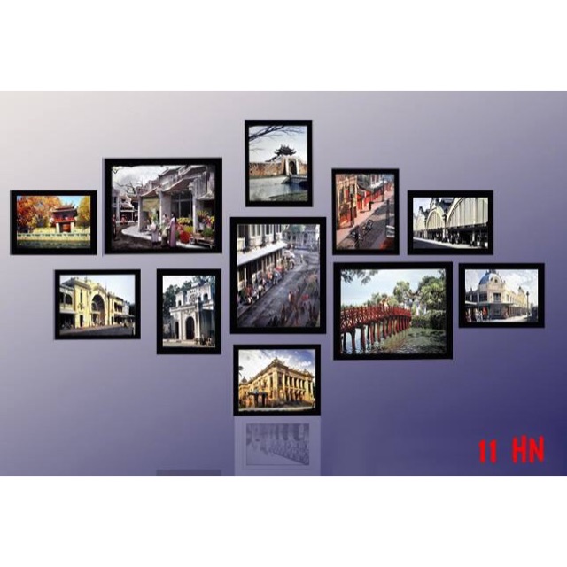 Combo 11khung ảnh+7 khung 15x21