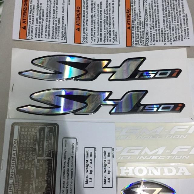 Tem dán SH 150i 2009