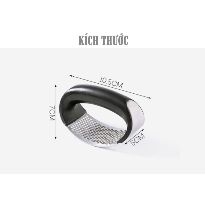 Dụng cụ nghiền tỏi xay tỏi ớt cầm tay inox tiện lợi VKIT ET02