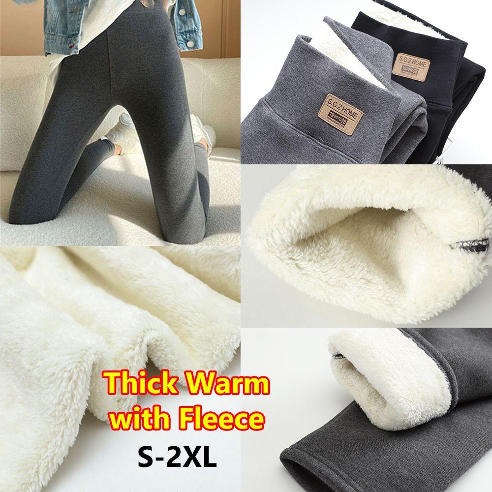 Quần Legging Dày Dáng Ôm Thời Trang Mùa Đông Cho Bạn Gái