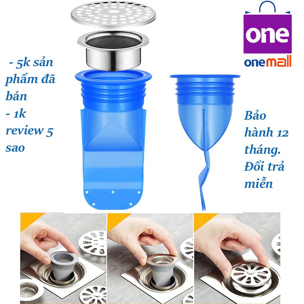 [FULL SIZE] Phụ kiện Silicone lắp thoát sàn chống mùi hôi ngăn vi khuẩn trào ngược 88146 SHOP KIM TRONG