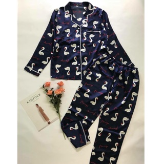 Bộ lụa satin mix ren đủ size đủ dáng